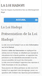 Mobile Screenshot of la-loi-hadopi.fr