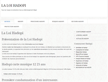 Tablet Screenshot of la-loi-hadopi.fr